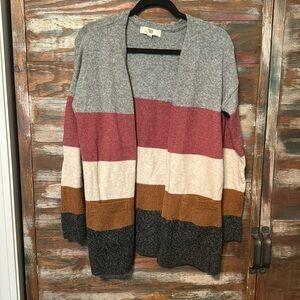 Pinque Striped Cardigan